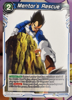 Mentor's Rescue BT15-060 C Dragon Ball Z Super Trading Card Game 🫧 - Image 1