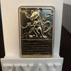 🔸Pokemon 23K Gold Plated Mewtwo Trading Card🔸1999 Burger King Limited Edition - Image 1