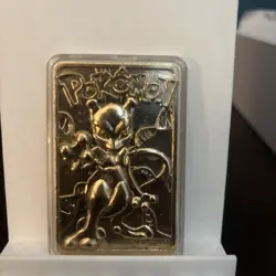 🔸Pokemon 23K Gold Plated Mewtwo Trading Card🔸1999 Burger King Limited Edition - Image 2