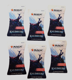 MTG Kaldheim Set Booster Pack Lot of 6 Packs 12 Cards each 72 Cards NEW - Image 2
