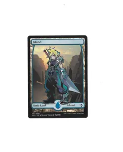 Island Cloud from FF MAGIC THE GATHERING MTG ARTWORK ALTERED FINAL FANTASY - Image 1