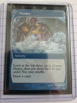 MTG Future Sight Foil - Ponder - Secret Lair [Good Condition] - Image 1