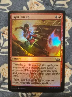 Light 'Em Up Foil FOIL Streets of New Capenna MTG Magic - Image 1