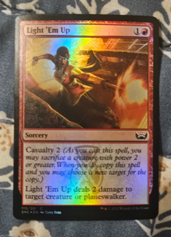Light 'Em Up Foil FOIL Streets of New Capenna MTG Magic - Image 2