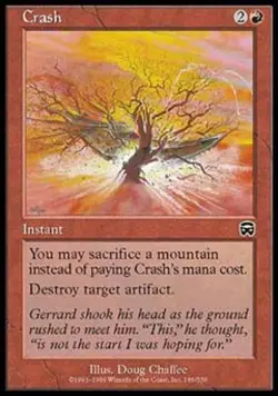 Crash - Medium Play MTG Mercadian Masques - Image 1
