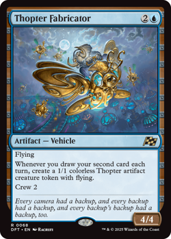 Thopter Fabricator 0068 ~ Rare NM MTG Aetherdrift - Image 1