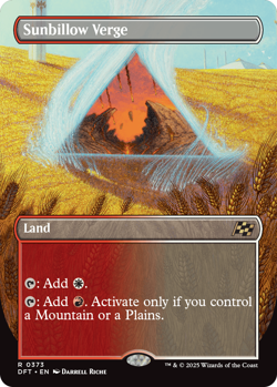 Sunbillow Verge 0373 ~ **Foil** Rare NM MTG Aetherdrift - Image 1