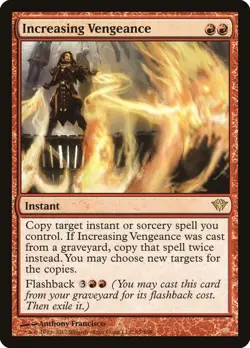 Increasing Vengeance - Dark Ascension MTG MAGIC PLYD RARE INSTANT - Image 1