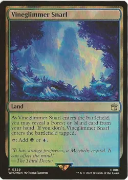 Vineglimmer Snarl 329 Rare MTG Universes Beyond: Doctor Who NM/M BBC - Image 1