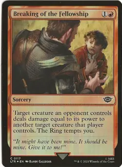 Breaking of the Fellowship 117 Common MTG Lord of the Rings Middle Earth NM/M - Image 1