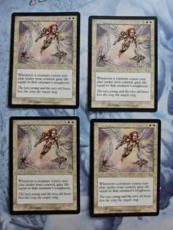 Angelic Chorus x 4 - Urza's Saga - Magic the Gathering - MTG - Light Play - Image 1