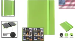 Stylish 9 Pocket Card Album Binder for MTG, Sports & Game Cards - Light Green - Image 2