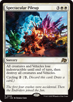 Spectacular Pileup 0029 ~ Rare NM MTG Aetherdrift - Image 1