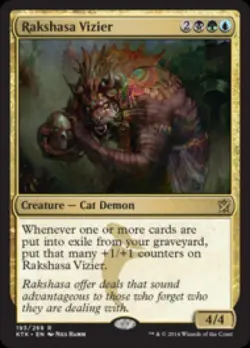 Rakshasa Vizier - Medium Play MTG Khans of Tarkir - Image 1