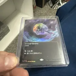 x1 MTG EOE Crystal Quarry Stellar Sights Borderless Galaxy Foil 0145 - Image 1