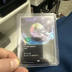 x1 MTG EOE Crystal Quarry Stellar Sights Borderless Galaxy Foil 0145 - Image 2