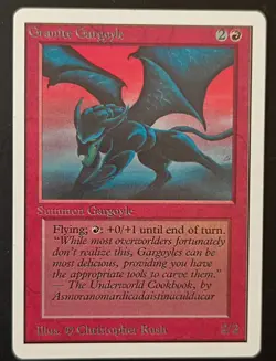 MtG | 1 x Granite Gargoyle | Unlimited Edition | Magic the Gathering - Image 1