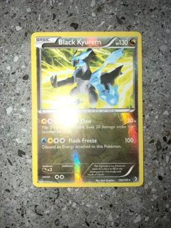 Pokemon TCG Cards Black Kyurem 100/149 Boundaries Crossed Reverse Holo Rare EXC - Image 3