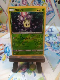 REVERSE HOLO Pokemon TCG Sun Moon Base Card Morelull 16/149 2017 - Image 1
