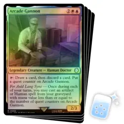 FOIL ARCADE GANNON X4 Universes Beyond: Fallout Magic MTG MINT CARD - Image 1