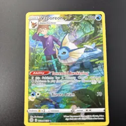 Vaporeon #TG02/TG30 Ultra Rare Pokemon TCG Brilliant Stars Trainer Gallery - Image 1