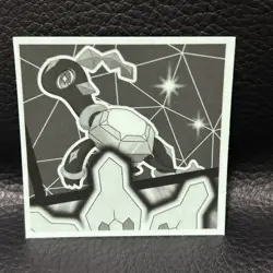 Black Rayquaza Holo No.20 No.21 No.22 3pieces set Pokemon Wafer Sticker Japan - Image 3