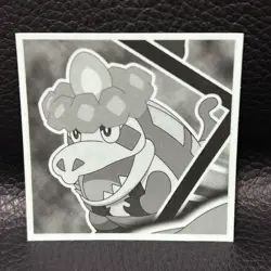Black Rayquaza Holo No.20 No.21 No.22 3pieces set Pokemon Wafer Sticker Japan - Image 5