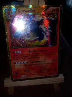 DRACAUFEU SHINY - POKEMON 136/135 NOIR ET BLANC TEMPETE PLASMA FR - Image 3