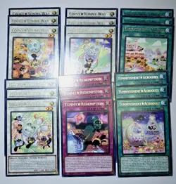 Yugioh! Justice Hunters (JUSH) Yummy Way Archetype Lot Of 18 (Rare) 1st Edition - Image 1