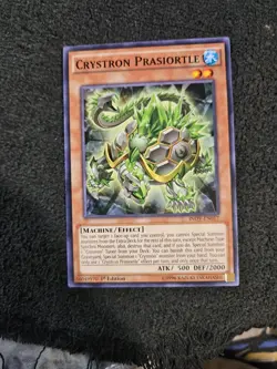 Yugioh! Crystron Prasiortle - INOV-EN017 - Common - 1st Edition Lightly Playe - Image 1