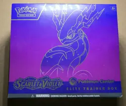 NEW Pokemon Scarlet and Violet Miraidon Pokemon Center Elite Trainer Box SEALED - Image 2