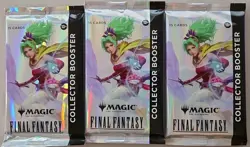 3 (three) - Magic the Gathering FINAL FANTASY Collector Booster pack mtg - Image 1