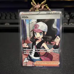 Pokemon TCG White Flare Hilda 164/086 Full Art Trainer Pack Fresh ENGLISH - Image 1