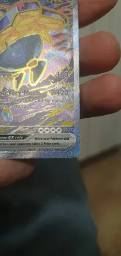 Pokemon Prismatic Evolutions Iron Hands EX 154/131 SIR NM English - Image 5