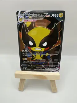 Pokemon Non-TCG Wolverine Pikachu VCOS High Quality Holo Fan Art - Image 1