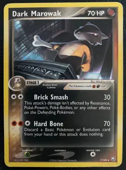 Pokemon TCG - Dark Marowak - EX Team Rocket Returns #7/109 - Theme Deck rare LP - Image 1