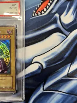 YuGiOh 2002 Dark Magician BPT-001 PSA 8 Secret Rare Limited Edition Booster Tin - Image 2