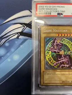 YuGiOh 2002 Dark Magician BPT-001 PSA 8 Secret Rare Limited Edition Booster Tin - Image 3