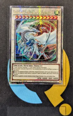MP24-EN029 Cosmic Blazar Dragon Quarter Century Secret Rare 1st Ed YuGiOh - Image 1
