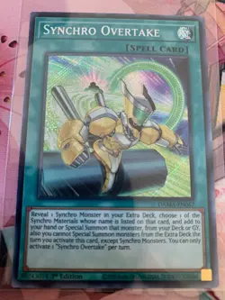 YuGiOh! Synchro Overtake - DAMA-EN067 - NM CONDITION! Ultra Rare - Image 1