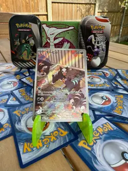 Houndour AR - Obsidian Flames SV3 115/108 - Pokemon Card NM/M Art Rare Holo - Image 1