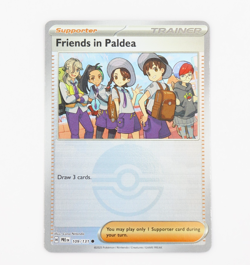 Pokemon Friends in Paldea 109/131 Pokeball Edition LP Prismatic Evolutions Card - Image 1