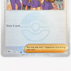 Pokemon Friends in Paldea 109/131 Pokeball Edition LP Prismatic Evolutions Card - Image 4