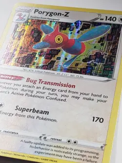HOLO Porygon-Z 118/198 - B1G1F Chilling Reign Pokemon Card - Tomokazu Komiya Art - Image 2