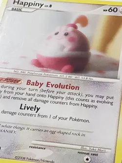 PROMO Happiny 14/17 DMG - Yuka Morii Clay Art - POP Series 8 Pokemon Card - Image 2