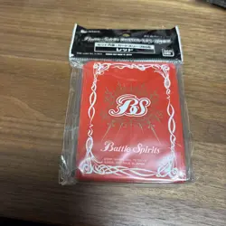 Battle Spirits Hologram Card Sleeves Shining Edition Red - Image 1