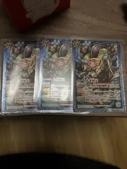 Battle Spirits Peacock Myo-O Old Card Set Of 3 - Image 1