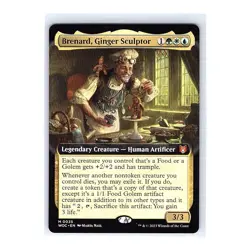 Brenard, Ginger Sculptor #35 Mythic Extended Art MTG 2023 CMD: Wilds of Eldraine - Image 1