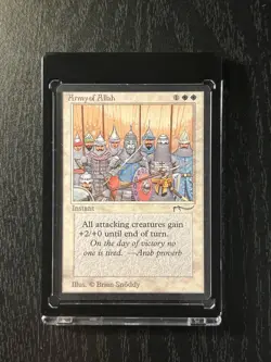 ARMY OF ALLAH MAGIC THE GATHERING MTG: ARABIAN NIGHTS 1993 NM-MT++ - Image 3