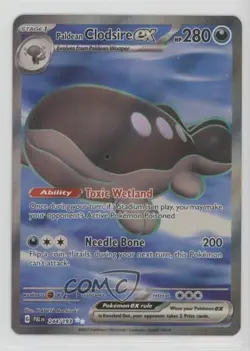 Paldean Clodsire ex Ultra Rare Pokemon SV02: Paldea Evolved #244 1kx5 - Image 1